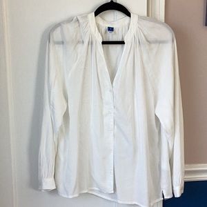 Old Navy women’s size medium button down blouse long sleeve